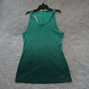 Ombre Green Nike Tank Top